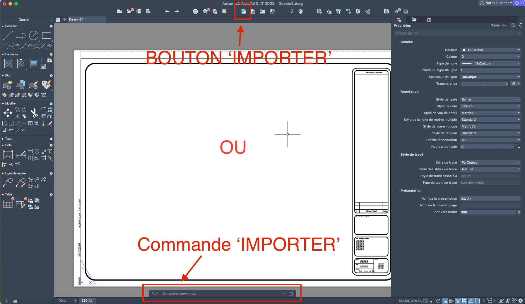 Fichier:Import du fichier .dxf sur AutoCAD.png