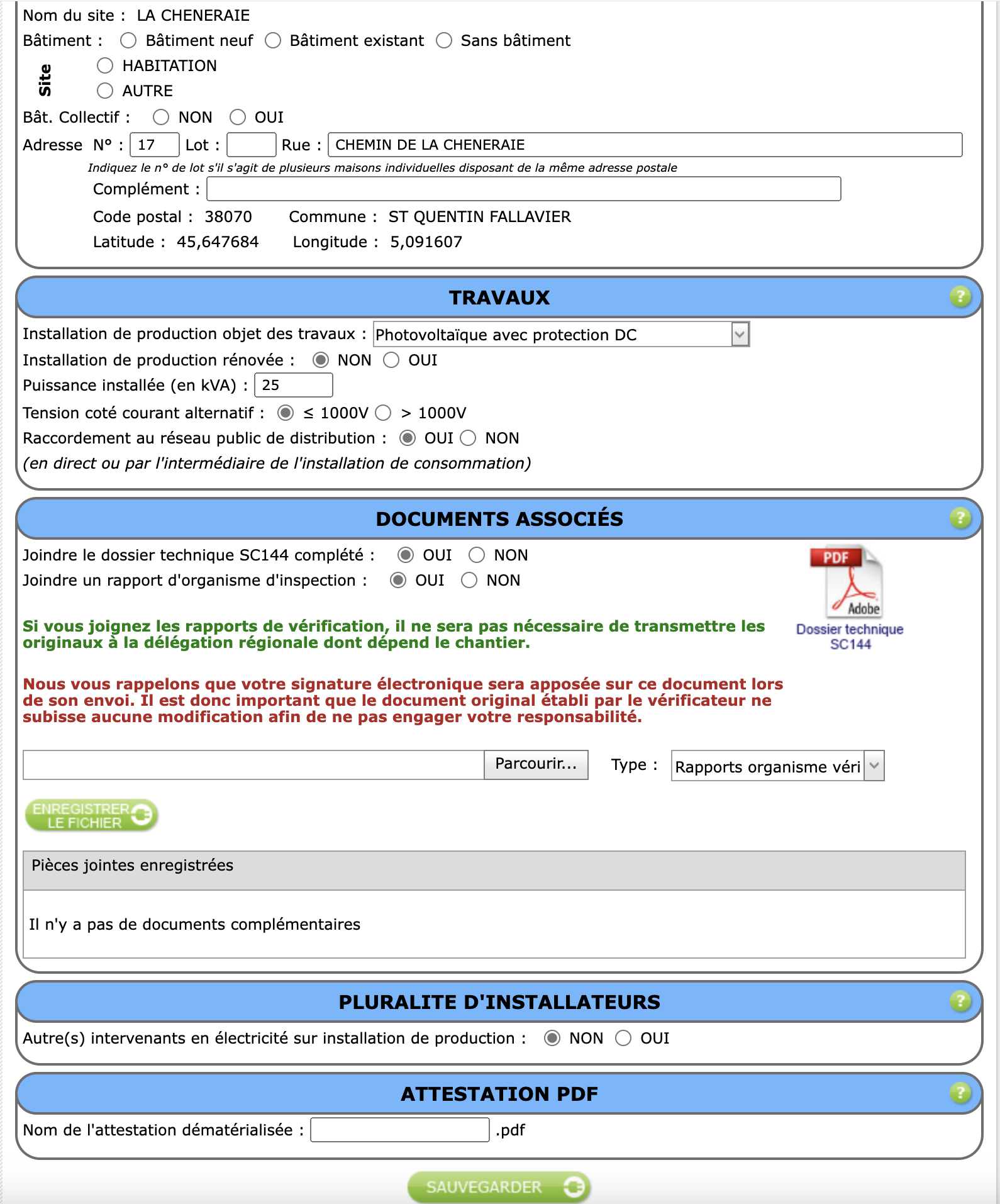 Fichier:Informations installation.png