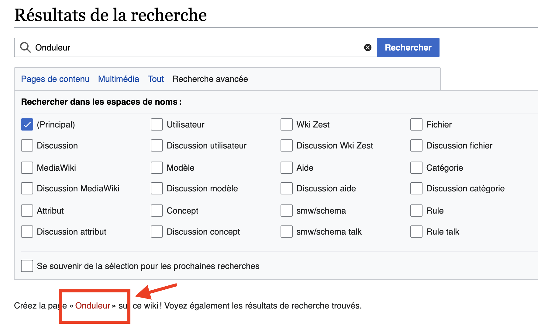 Je crée ma page